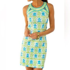 Gretchen Scott Size Small Isosceles Dress Caged Bird Easter Dress/ Spring